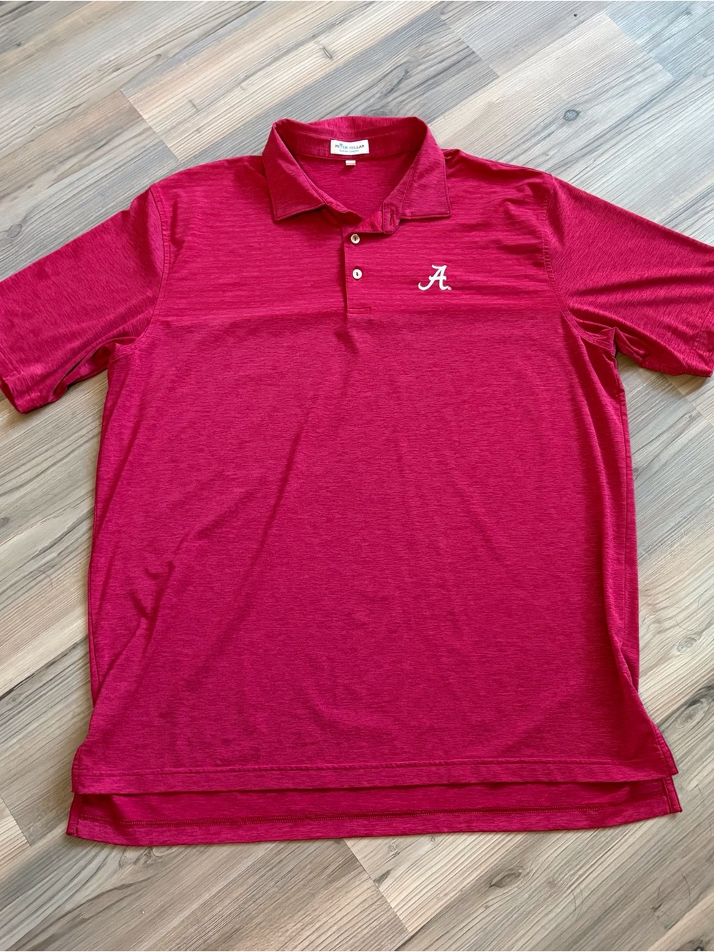 Peter Millar University of Alabama Crimson Polo Shirt Size XL